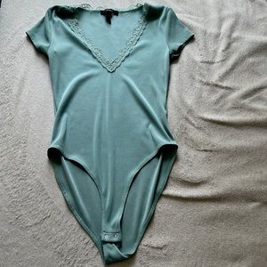 Bodysuit Size: Small Brand: Forever21 Color: light green